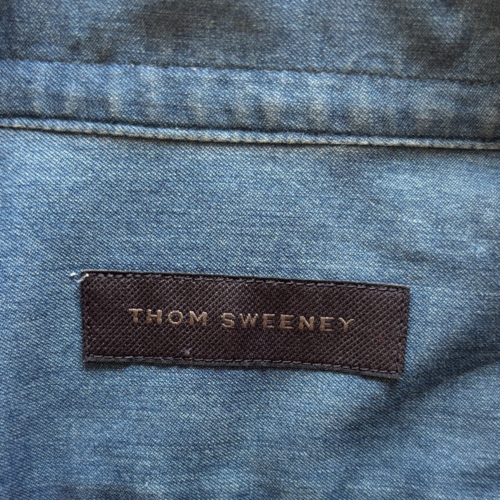 Classic Denim Wash Button-Down Shirt - Picture 2 of 2